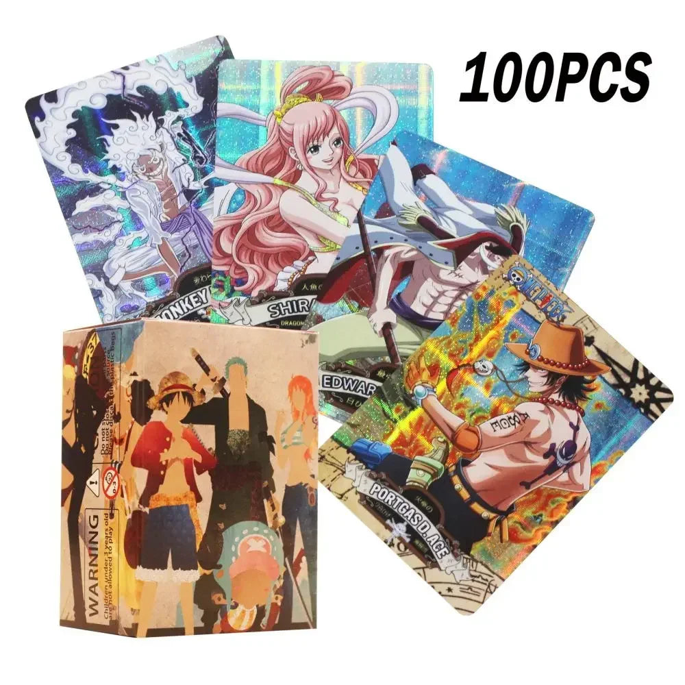 50-100Pcs One Piece Card English Version Holographic SSR Shine Collection Cards Luffy Shanks Anime Character Carte for Children 50-100Pcs One Piece Card English Version Holographic SSR Shine Collection Cards Luffy Shanks Anime Character Carte for Children